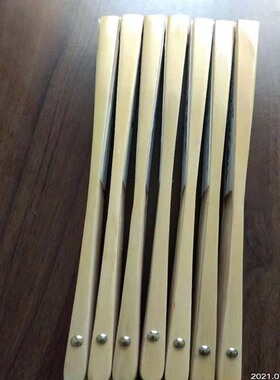 荣昌丝绸绢布折扇楠玉竹黑白色全手工八寸九寸一尺扇厂家包邮直销