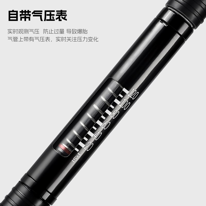 西骑者自行车打气筒便携式小型高压单车山地车专用充气泵篮球通用