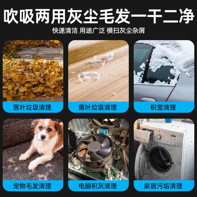 工业电动鼓风机大功率220V插电强力吹风机吸吹两用小型除尘器吹灰