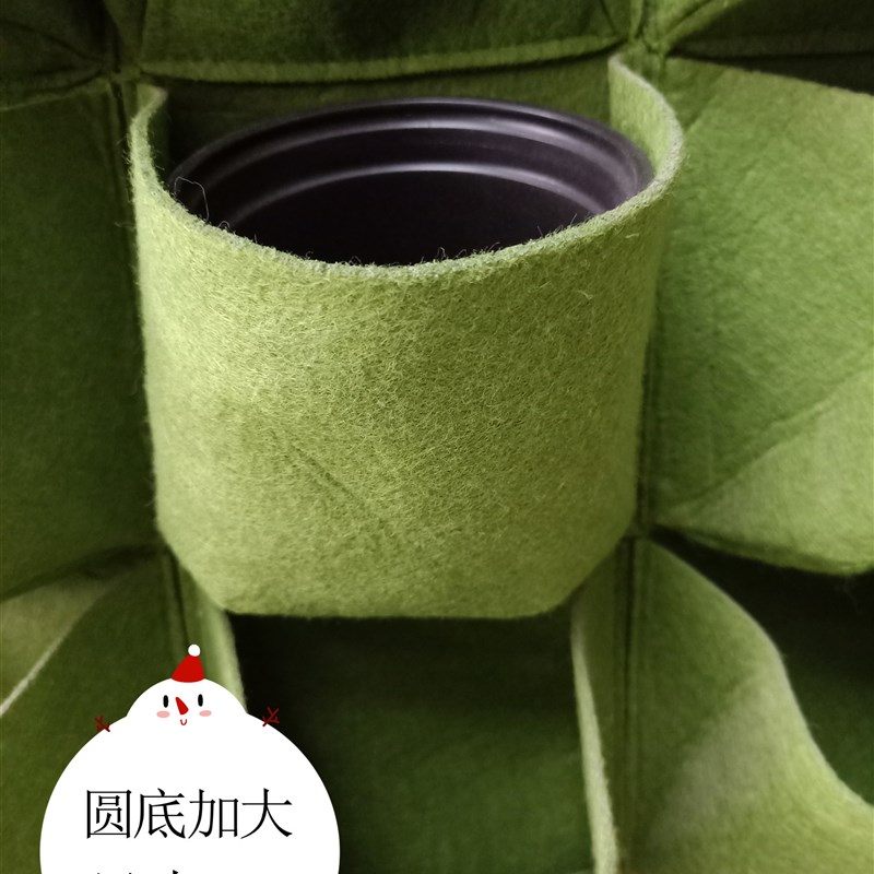 阳台挂壁种植袋垂直花墙绿化墙花盆自动浇灌植物墙立体绿化生态墙图片