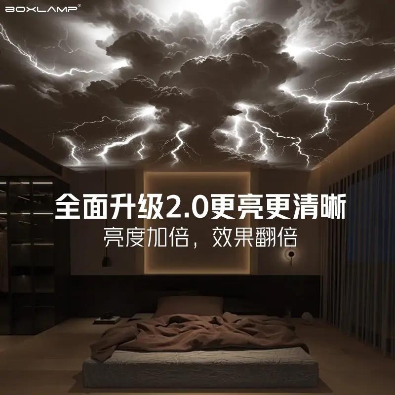 【加赠星盘】音乐盒星空灯动态投影灯满天星气氛灯小夜灯卧室新款