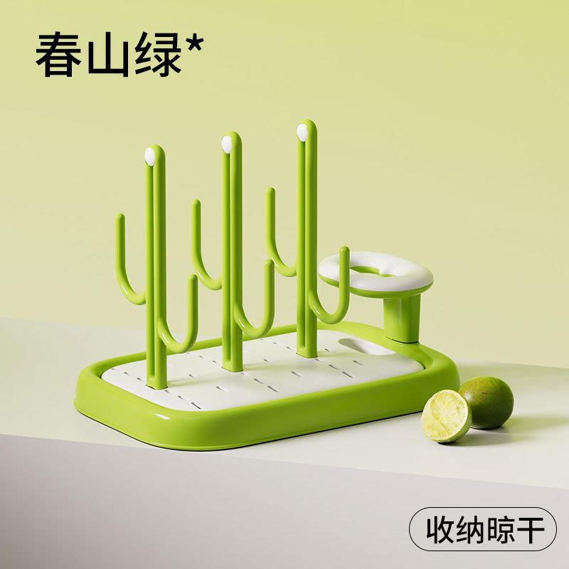 奶瓶滤水架婴儿沥水晾干架子便携奶瓶刷置物架沥干宝宝水杯干燥架