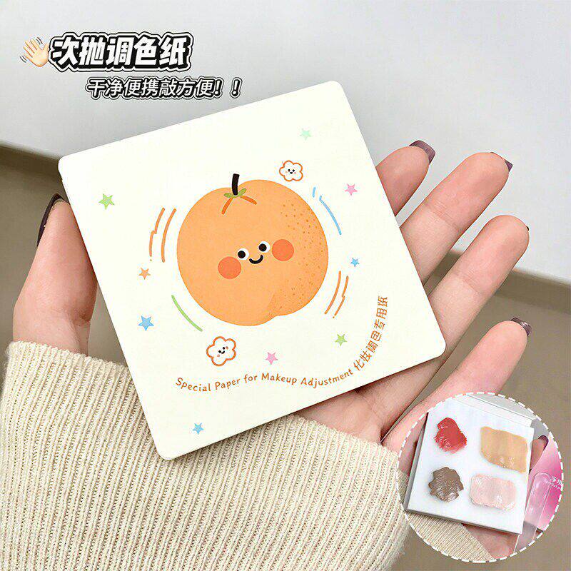 一次性粉底液调色纸免洗