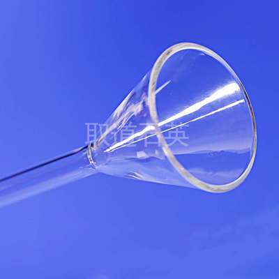 石英玻璃加样漏斗 BET物理化学吸附样品管漏斗 配套替换件 耐高温