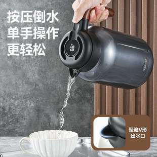 保温壶大容316CPI不锈钢家保温水壶升用热水瓶暖壶2焖茶壶刻量字