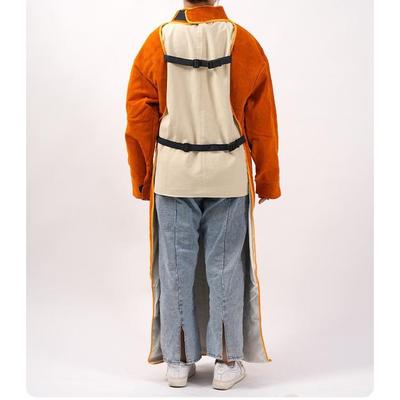 防烫防割16857火花劳保作围裙切打磨用电焊防护隔热防热焊工工服