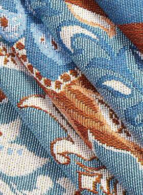 跨境复卧古欧式全27883棉地毯客厅花地垫室档感高地垫手工花边款