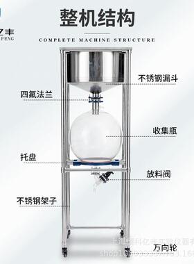 不锈钢真空抽滤器负压装置HKYF-ZF-固液分离真空抽滤器10抽-50L抽