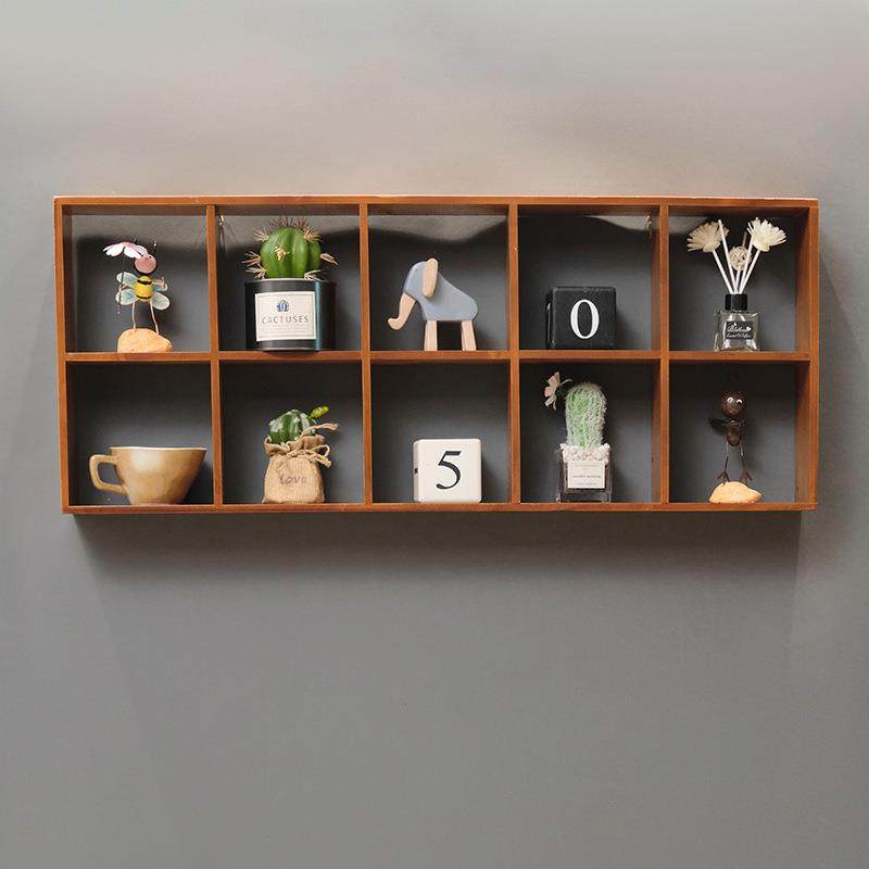 实复古壁墙饰收27733纳格子展示可柜悬挂木木架墙面装饰挂饰上置,玩具/童车/益智/积木/模型,其它,淘宝优惠券,粉丝福利购,淘宝优惠卷