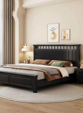 家实米木床2米x22大四叶草床主约卧现代简双人床1.8用米1.5米床环