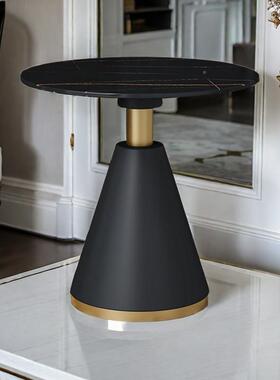 意岩板圆形餐桌27042简约茶几现代房样板高端几酒店商务式洽谈小