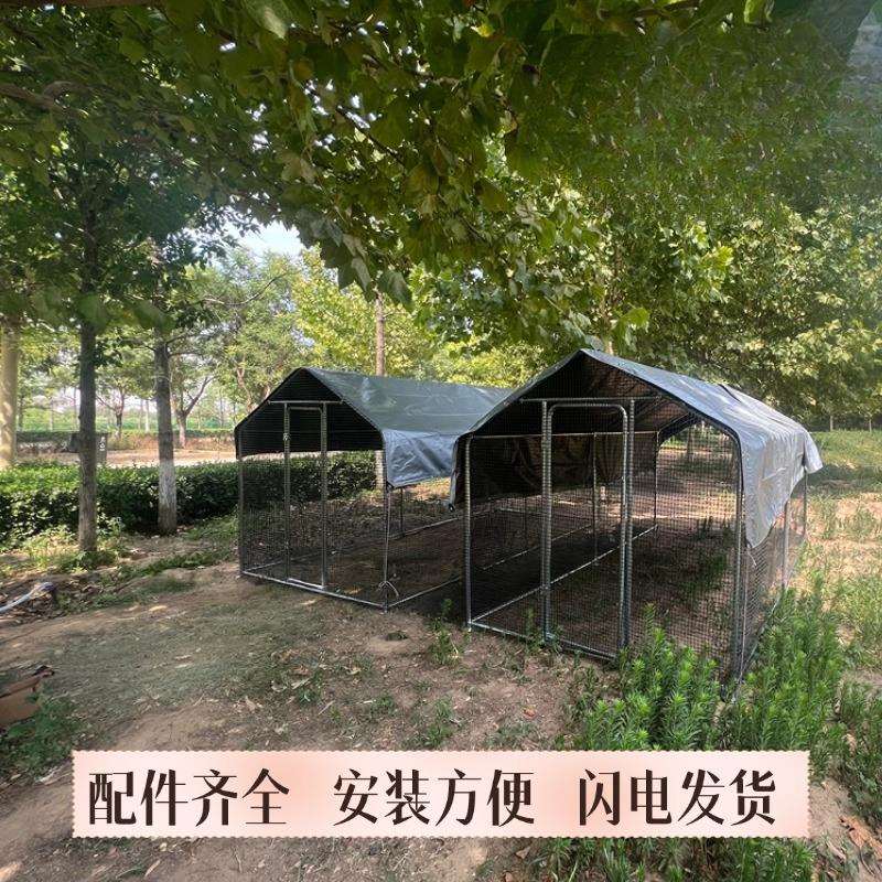 大型EWJ殖鸡笼户外防雨鸡养笼鸡窝家禽殖大棚家户外笼养用散养鸡