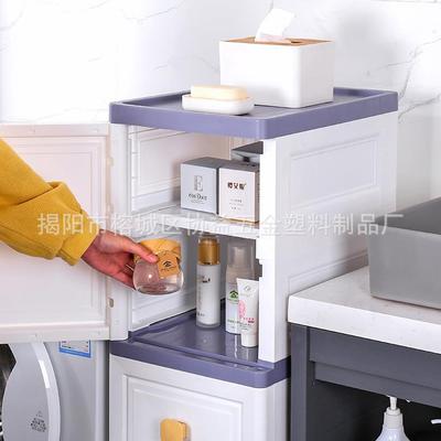 收欧式房柜客厅分层储物柜XY-13005厨置物架纳卧室多功能整理柜夹