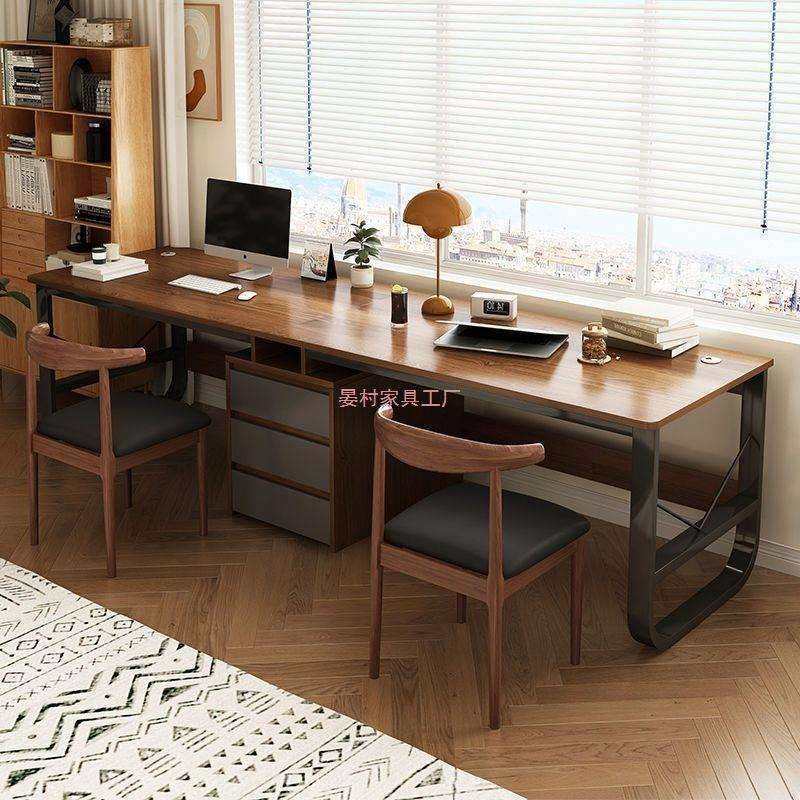 桌女卧室家书桌子学生学习写字桌带抽屉电脑桌现LBK代用生办公桌