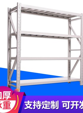 PQP仓储架家用中置物架多层超市型货库展示架铁架子储物架自由仓