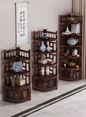 转角拐置物架家客落用高档转角柜墙角柜餐厅角柜JJX边角柜酒柜厅