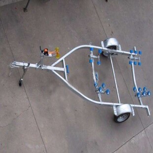 游NLM路艇拖车摩托艇拖车钢橡皮艇拖车冲锋舟亚艇快艇拖车玻璃艇