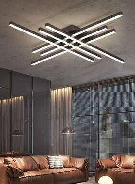 代简206年流行客厅WKA灯约新款创意大气轻现奢书2房led吸顶灯具套