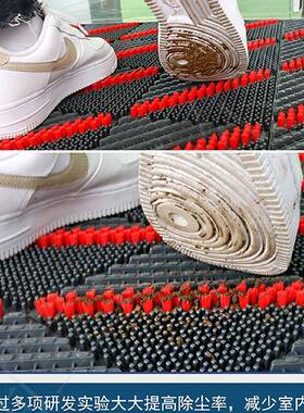 室外防滑蹭土防进地垫入户门前门F97TMT59口脚垫塑料垫户外水商用
