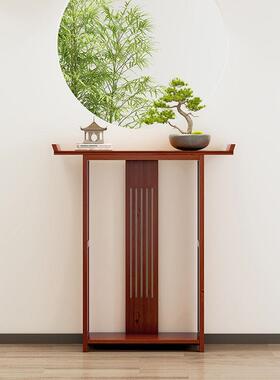 中式玄关桌靠窄条桌新中礼式简约条案墙婚000080道桌子具订婚复古