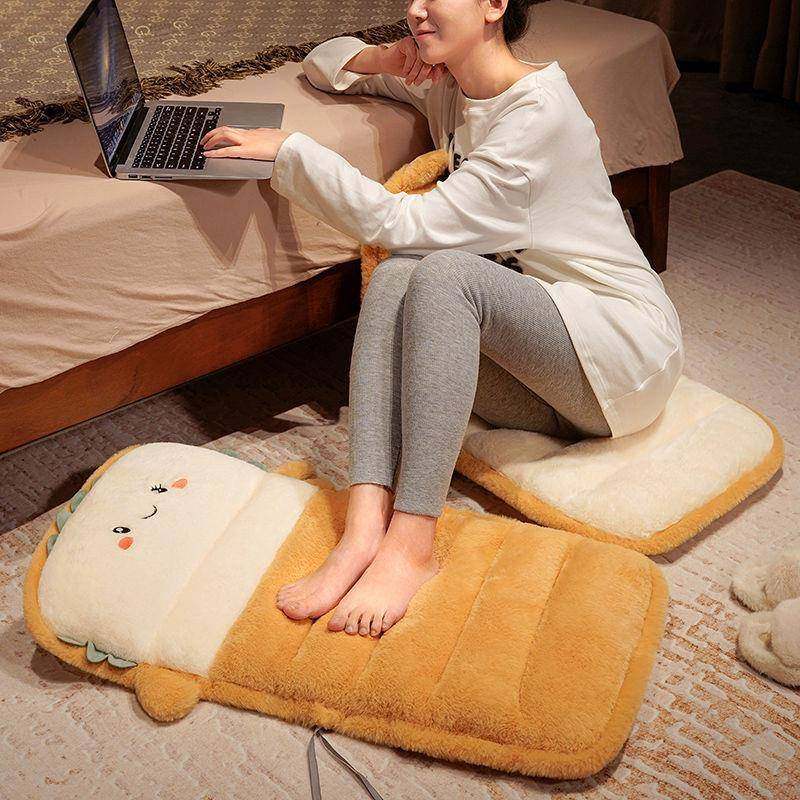 冬季加热坐垫办公室坐椅子腰靠垫久靠背PDD20699屁垫电垫一体屁股