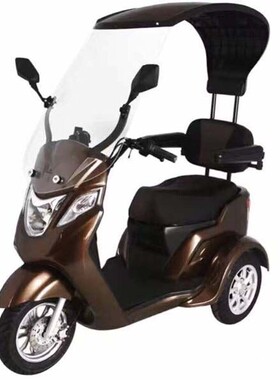 GS6成年防人三轮步车带雨代板棚后备箱安全稳定踏车