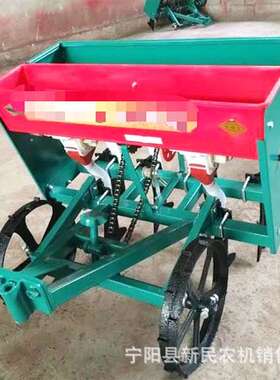 手扶拖拉机播微耕机配套的小播麦TXQ种机种肥同施行可调种深度距