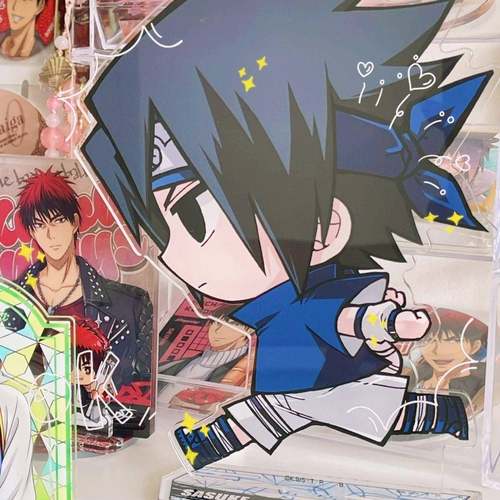 小红书同款ins风自制新款火影忍者立牌高颜值亚克力桌面装饰摆件