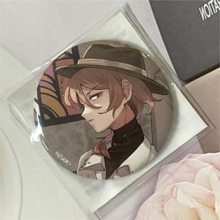 正版日谷文豪野犬正版谷子吧唧中岛敦太宰徽章中原中也十周年纪念