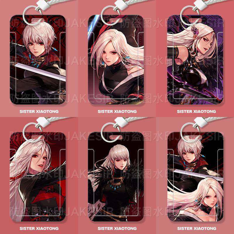 DNF鬼剑士周边学生滑盖卡套饭卡公交卡身份证件保护套门禁卡男女