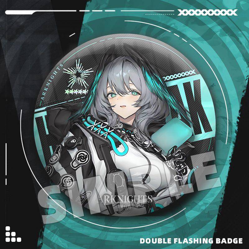 明日方舟游戏大徽章纯烬艾雅法拉缪尔赛思周边双闪大徽章吧唧挂饰