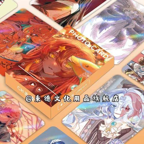 新款新款CH五常精美二次元LOMO卡周边美俄瓷英法countryhuman书签