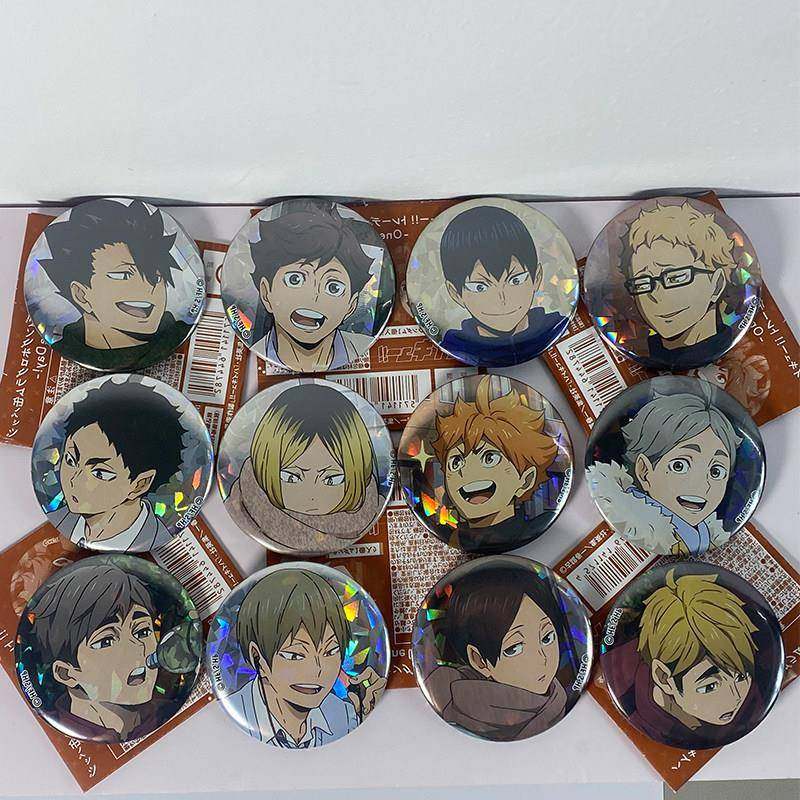 日谷排球少年吧唧正版新秋冬闪徽章动漫菅原孝支孤爪研磨日向翔阳