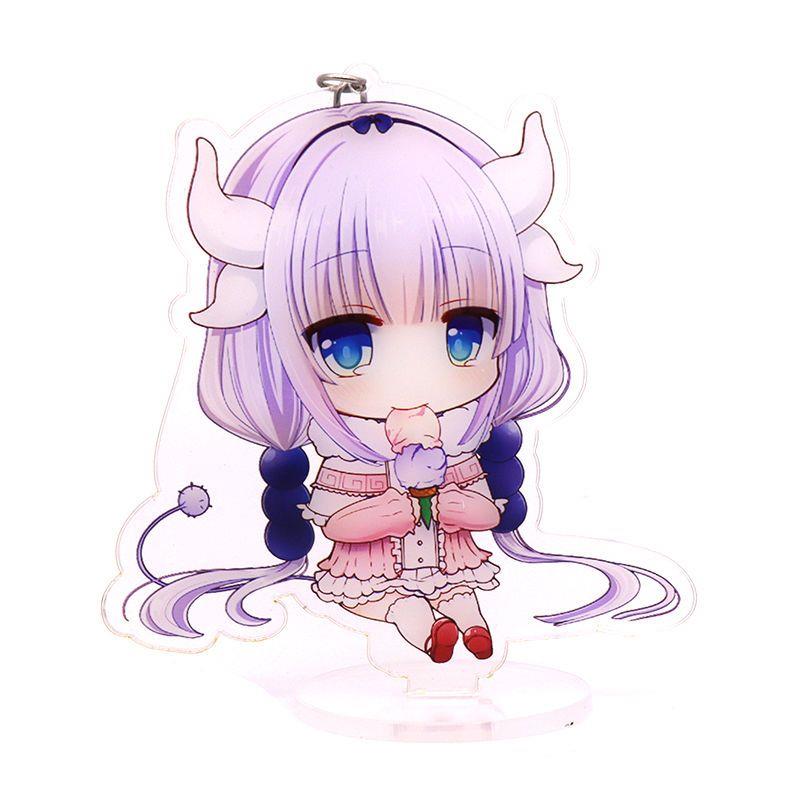 动漫周边钥匙扣 小林家的龙女仆 康娜 托尔 立牌亚克力双面挂件
