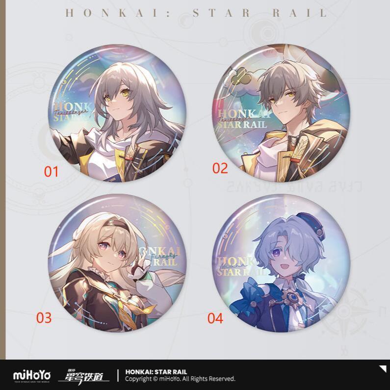 崩坏星穹铁道星铁LAND系列马口铁徽章miHoYo58mm吧唧