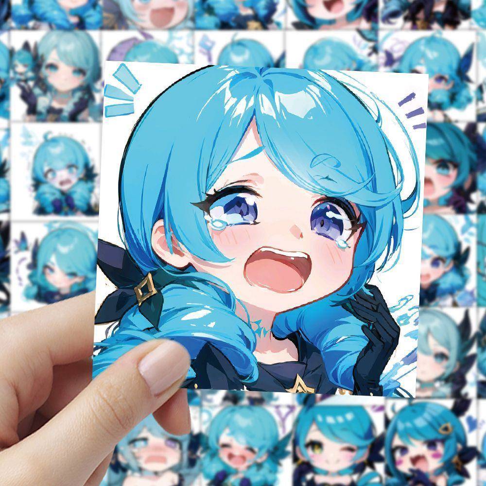 240张lol格温表情包组合Q版英雄联盟人物iPad手帐行李箱防水贴纸