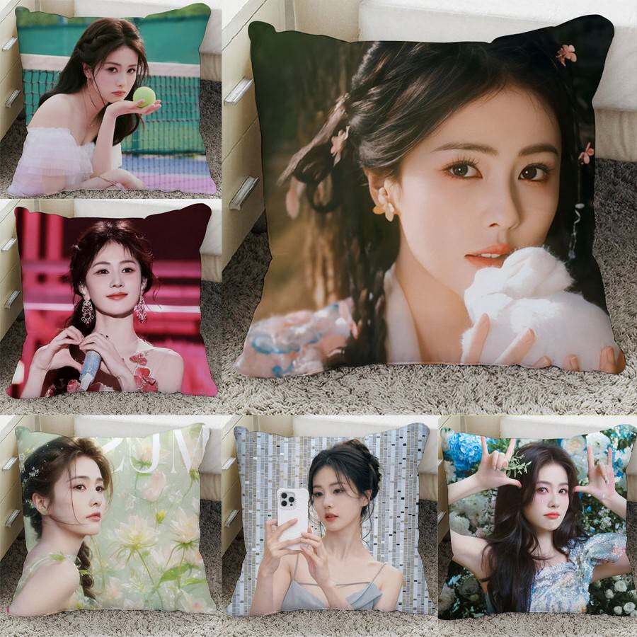 白鹿抱枕郑书意温时宜双面图片枕头照片宿舍午睡被子靠枕俩用