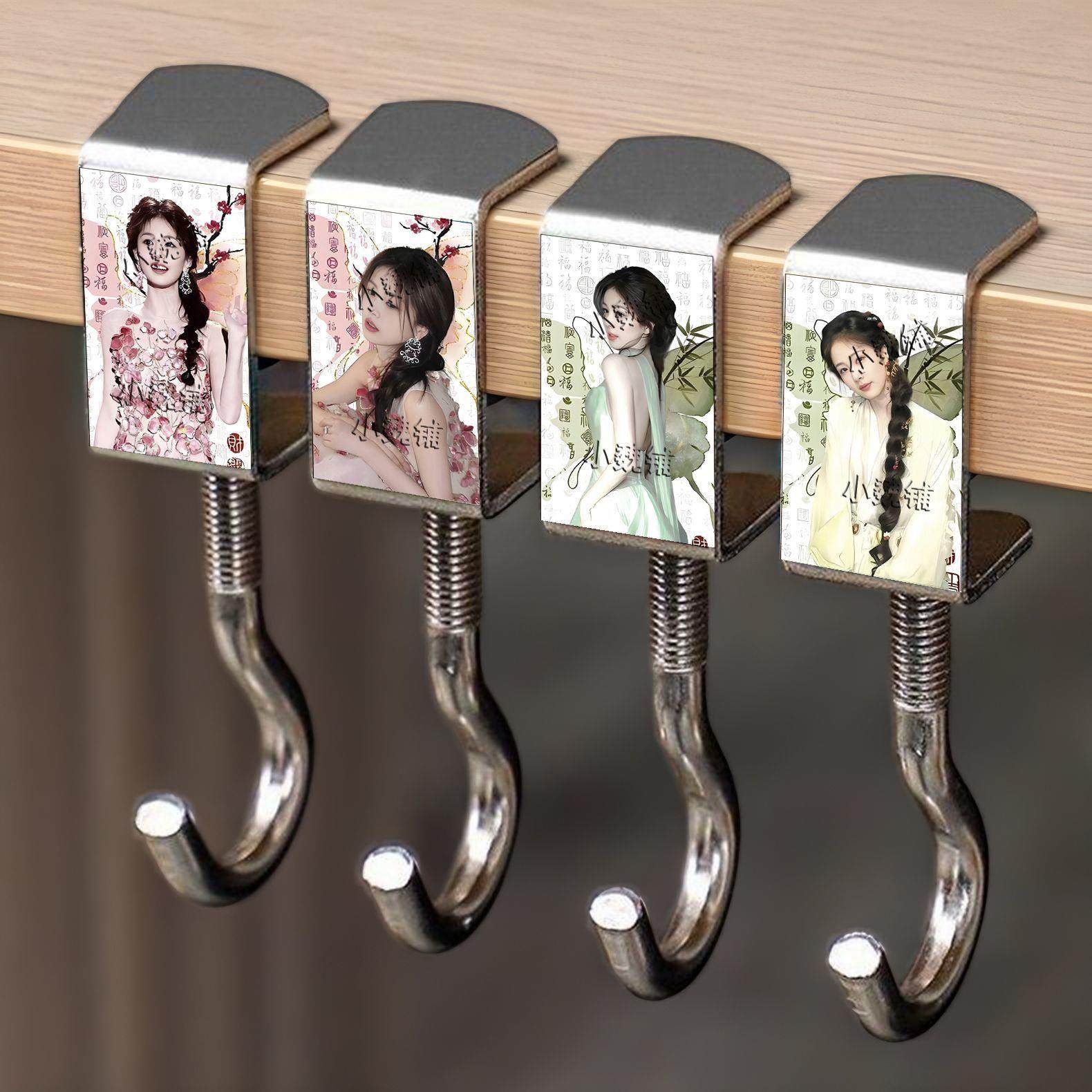 白鹿百福图学生桌边可移动书包挂钩课桌免打孔挂钩便携式挂包神器,农机/农具/农膜,移栽器/移苗器/地膜打孔器,淘宝优惠券,粉丝福利购,淘宝优惠卷