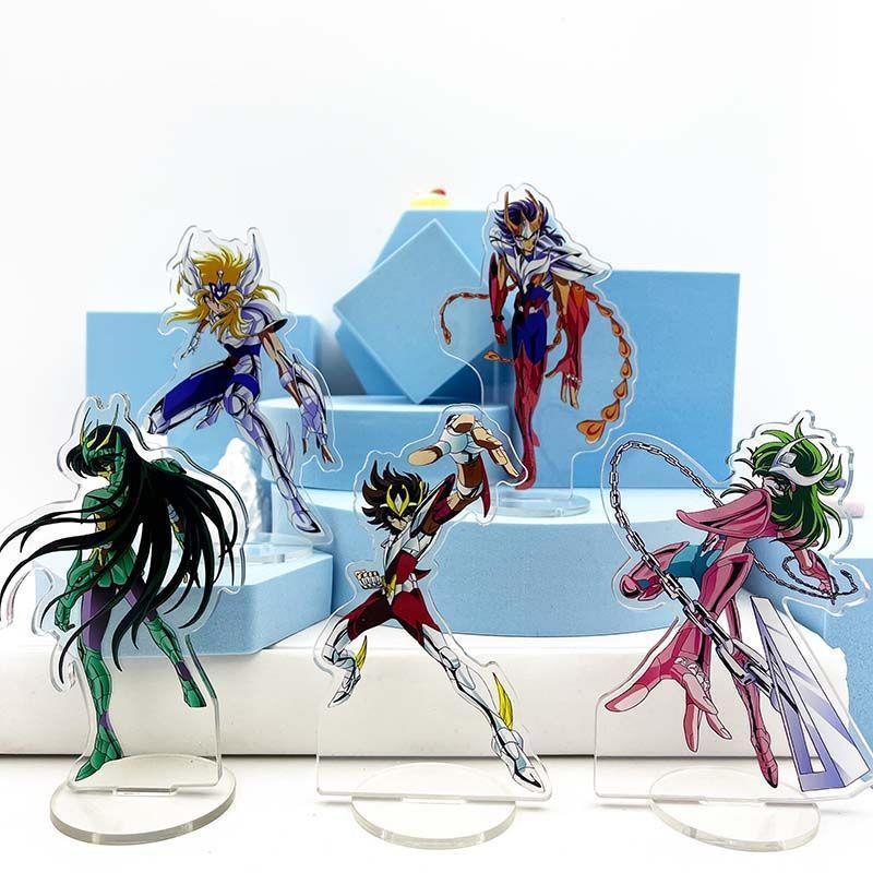 圣斗士星矢动漫立牌星矢冰河紫龙瞬一辉亚克力桌面摆件便宜礼物