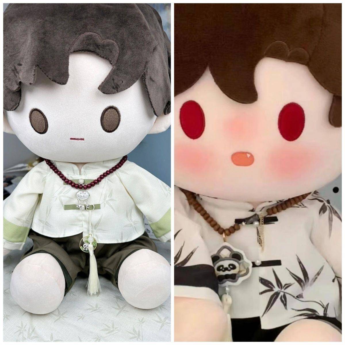 四十厘米娃衣棉花娃娃20cm40厘米坐姿汉服中式衣裤款娃衣中国风无