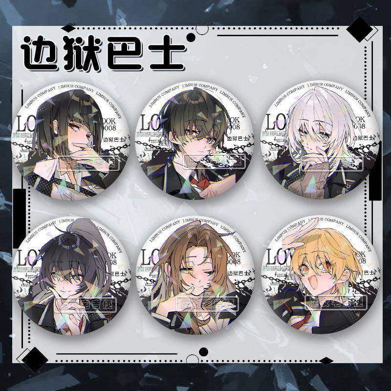 边狱巴士公司李箱浮士德堂吉诃德鸿璐周边吧唧细闪镭射收藏品摆件