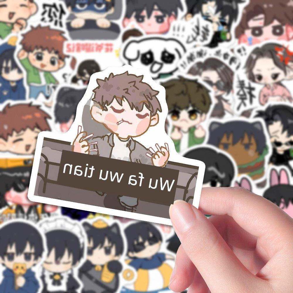 126盗墓笔记表情包吴邪张庆龄瓶邪米可爱Q版贴纸防水装饰手册