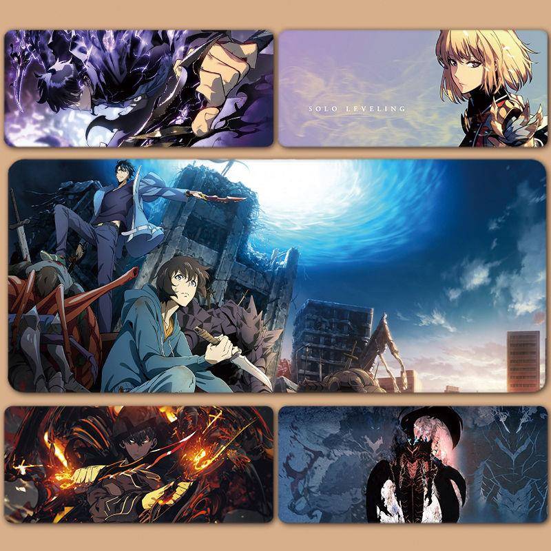 我独自升级程肖宇水篠旬向坂雫车慧怡谷子周边超大号鼠标垫加厚