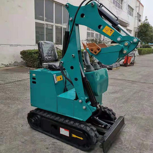 09迷你型履带式 小型工程抓木破碎锤 挖掘机 家用农用果园挖土机