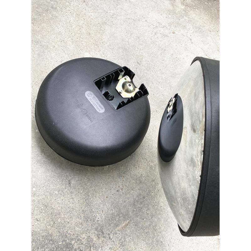 适用德龙新M3000前下视镜补盲镜X3000副驾驶路面镜车头大圆镜配件