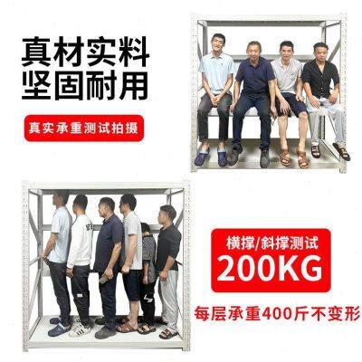 三层仓库货架置物架展示架组合重型多层家用库房仓储货物架铁架子