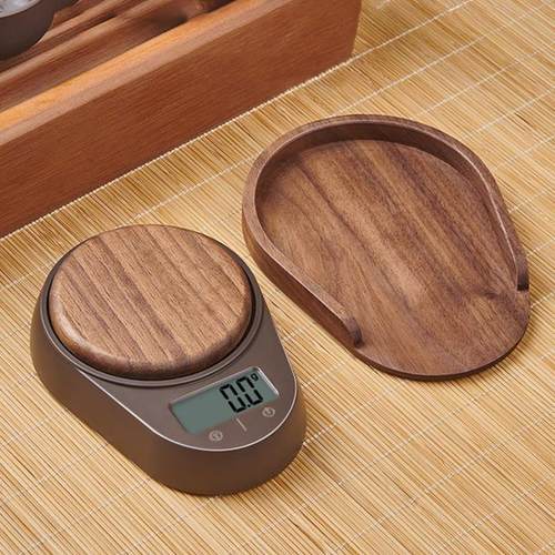 家用小型迷你茶叶称专用电子秤精准微小物克数商用茶道可携式称量