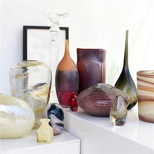 每周一三五上新/简约北欧彩色玻璃花瓶水培花器装饰品摆件B11-12