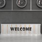 店试鞋 简约现代铁艺定制换鞋 凳服装 长凳工业风健身房休息区储物凳