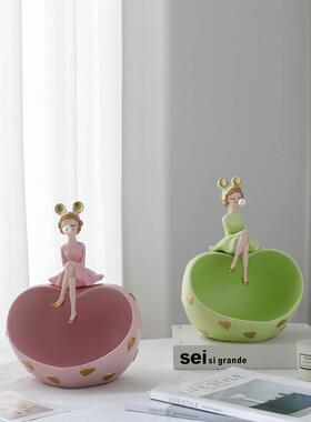 入户玄关进门钥匙收纳摆件客厅电视柜鞋柜家居装饰品乔迁新居礼物